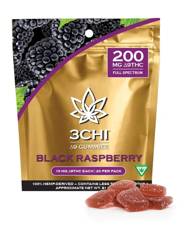 3CHI - DELTA9 THC GUMMIES 200MG - 5PACK