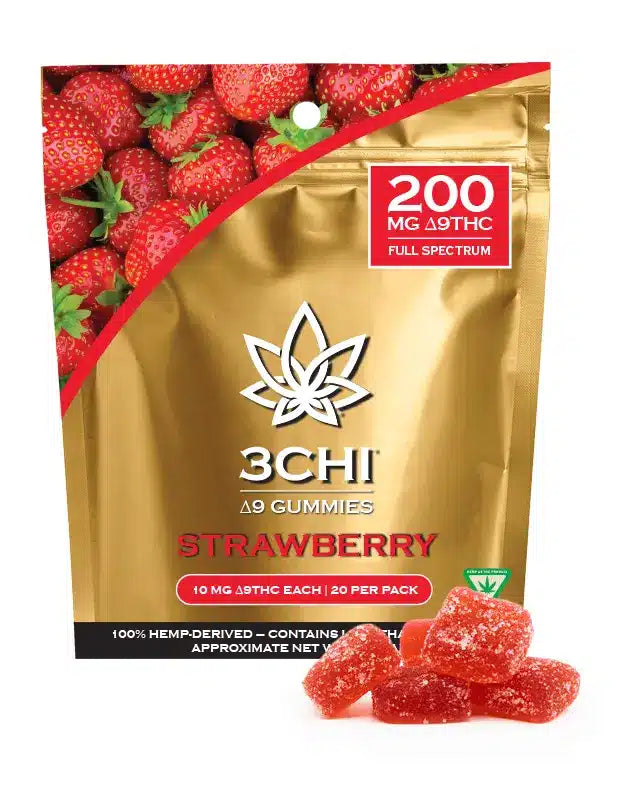 3CHI - DELTA9 THC GUMMIES 200MG - 5PACK