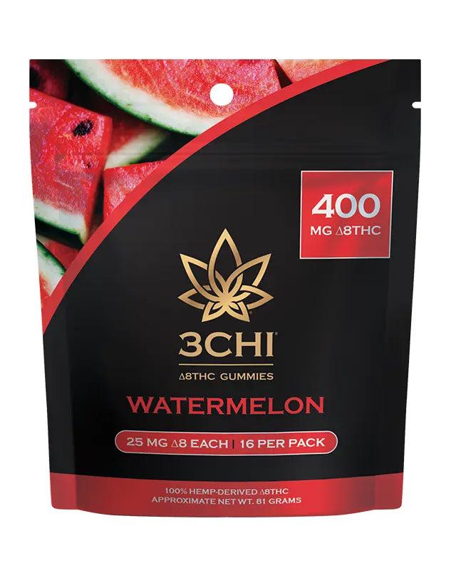 3CHI - DELTA8 THC GUMMIES 400MG - 5PACK