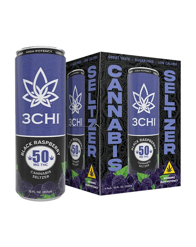 3CHI D9 THC SELTZERS 12OZ (50MG) - 4 PACK