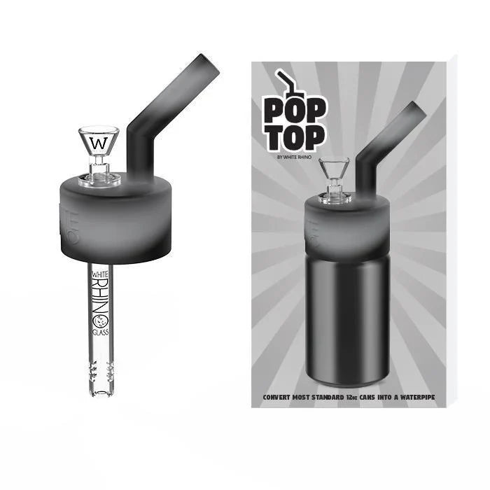 WHITE RHINO - POP TOP CONVERT MOST STANDARD 12oZ CANS INTO A WATEPIPE