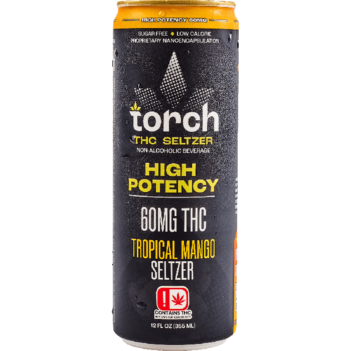 TORCH THC DRINK 60MG THC + 10MG CBD (12OZ 355ML/ CAN) 4CT/ BOX