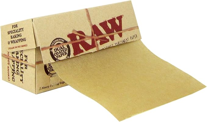 RAW UNREFINED PARCHMENT PAPER 10CM X 4M 13FT / 12PACK(BOX)