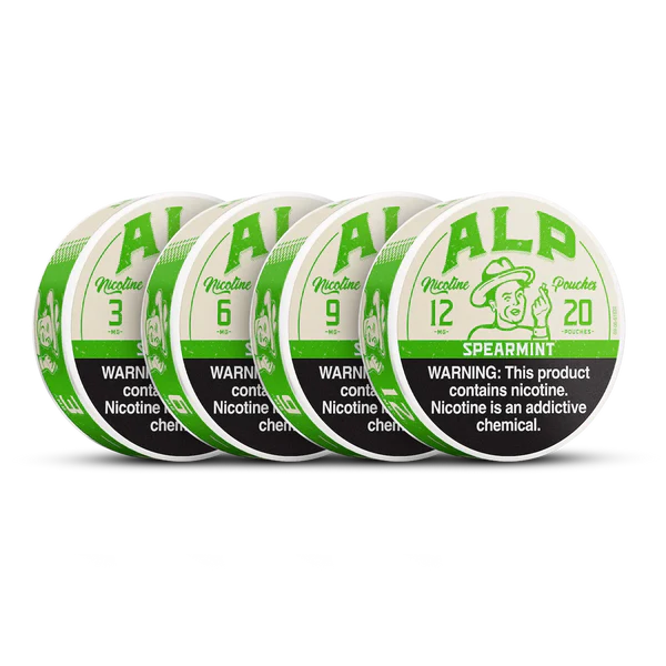 ALP NIC - 5 CANS / PACK "20 POUCHES PER CAN" | SPEARMINT |