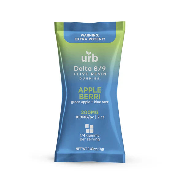URB - D8/D9 THC GUMMIES 200MG 50OPACK/BOX