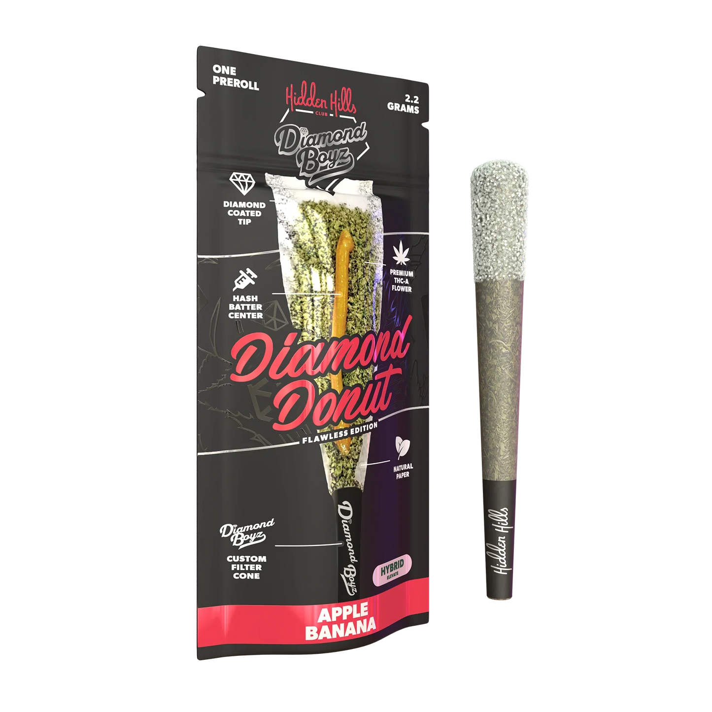 HIDDEN HILLS - 2.2G DIAMOND DONUT PRE-ROLL
