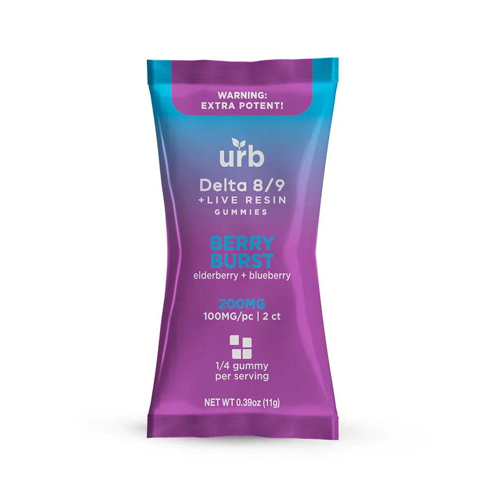 URB - D8/D9 THC GUMMIES 200MG 50OPACK/BOX