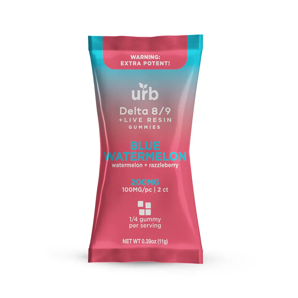 URB - D8/D9 THC GUMMIES 200MG 50OPACK/BOX