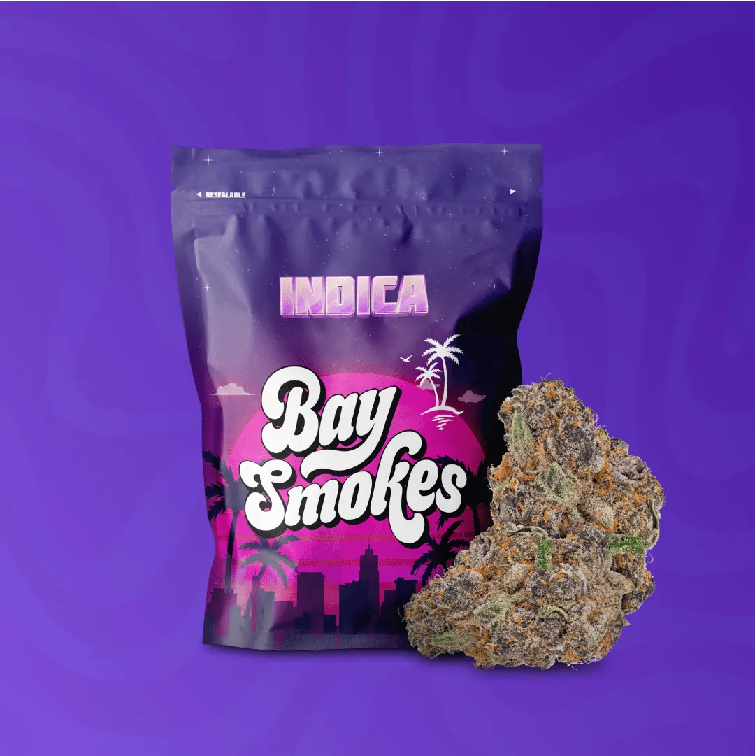 BAY BULK - BLUE CHERRY GELATO (HYBRID) HIGH THCa HEMP FLOWER 7GM / BAG