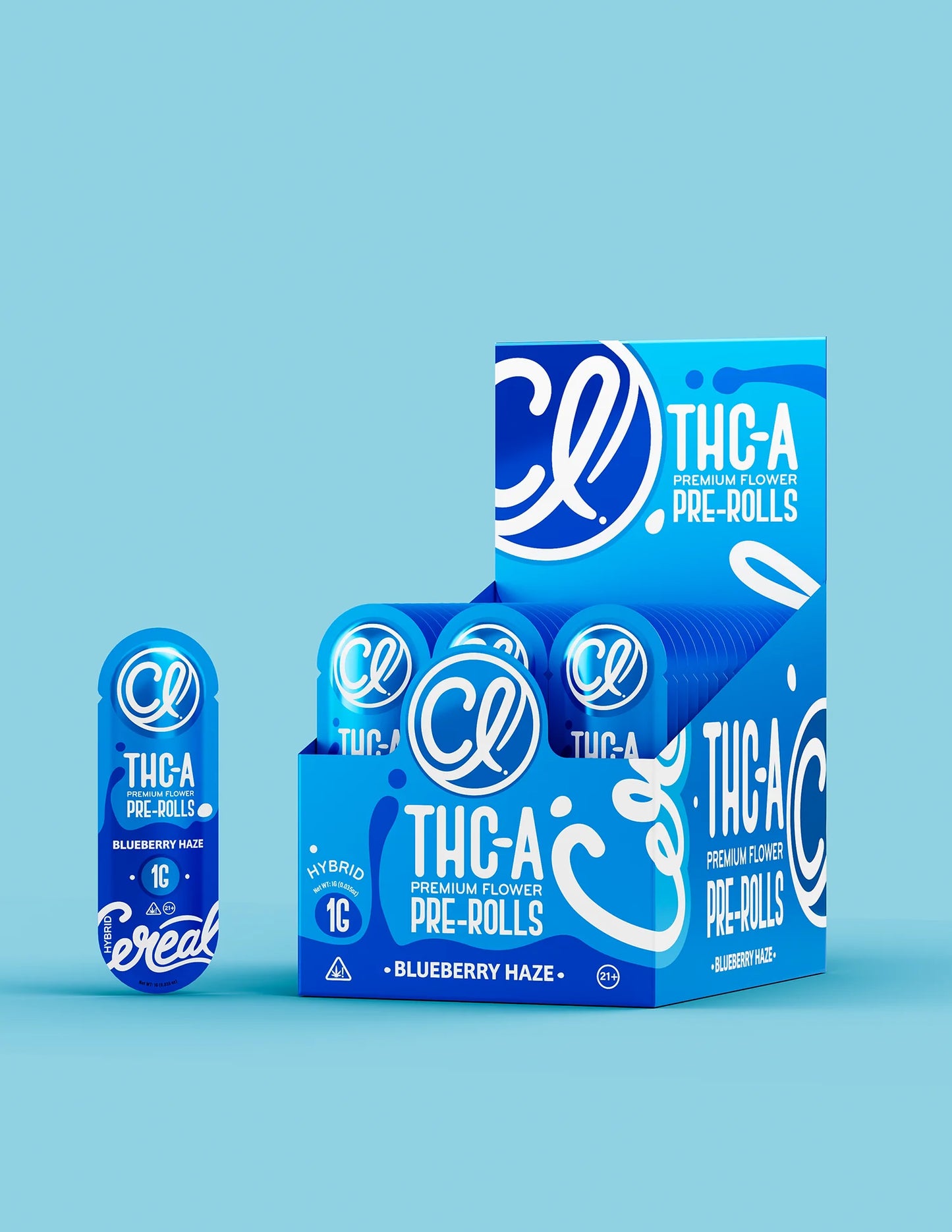 CEREAL LAB - 1G THCA PRE-ROLLS – 50 COUNT DISPLAY / BOX