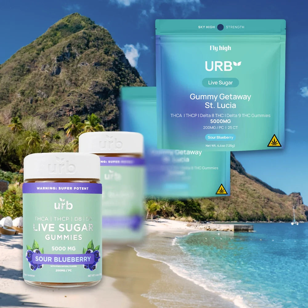 URB - THCA LIVE SUGAR 5000MG GUMMIES 6COUNT / BOX