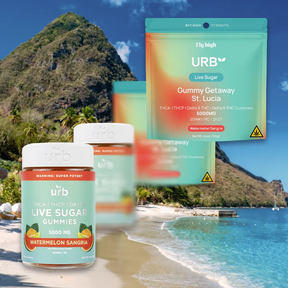 URB - THCA LIVE SUGAR 5000MG GUMMIES 6COUNT / BOX
