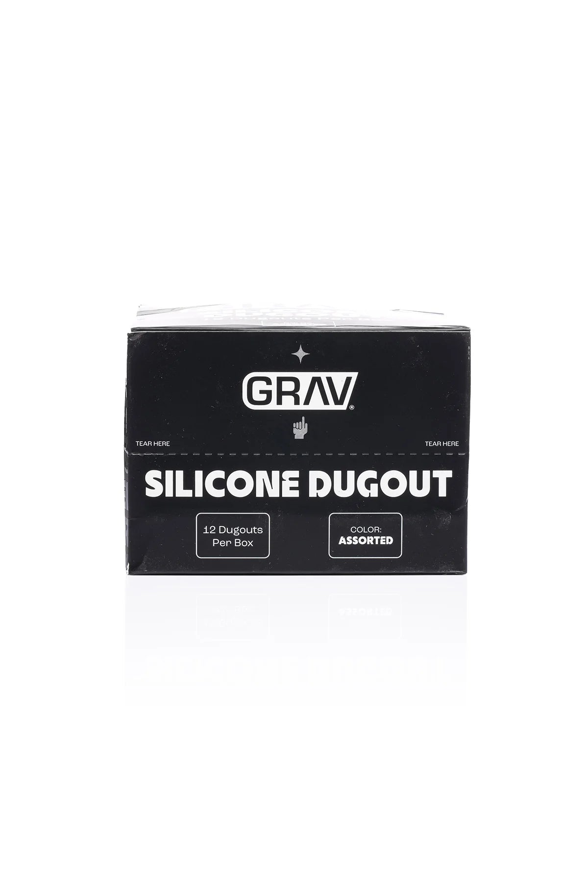 GRAV - SILICONE DUGOUT POP DISPLAY ASSORTED COLORS - 12PACK