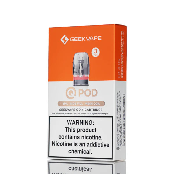 GEEK VAPE Q POD - 0.6 MESH|3ML| REPLACEMENT CARTRIDGE/3PACK