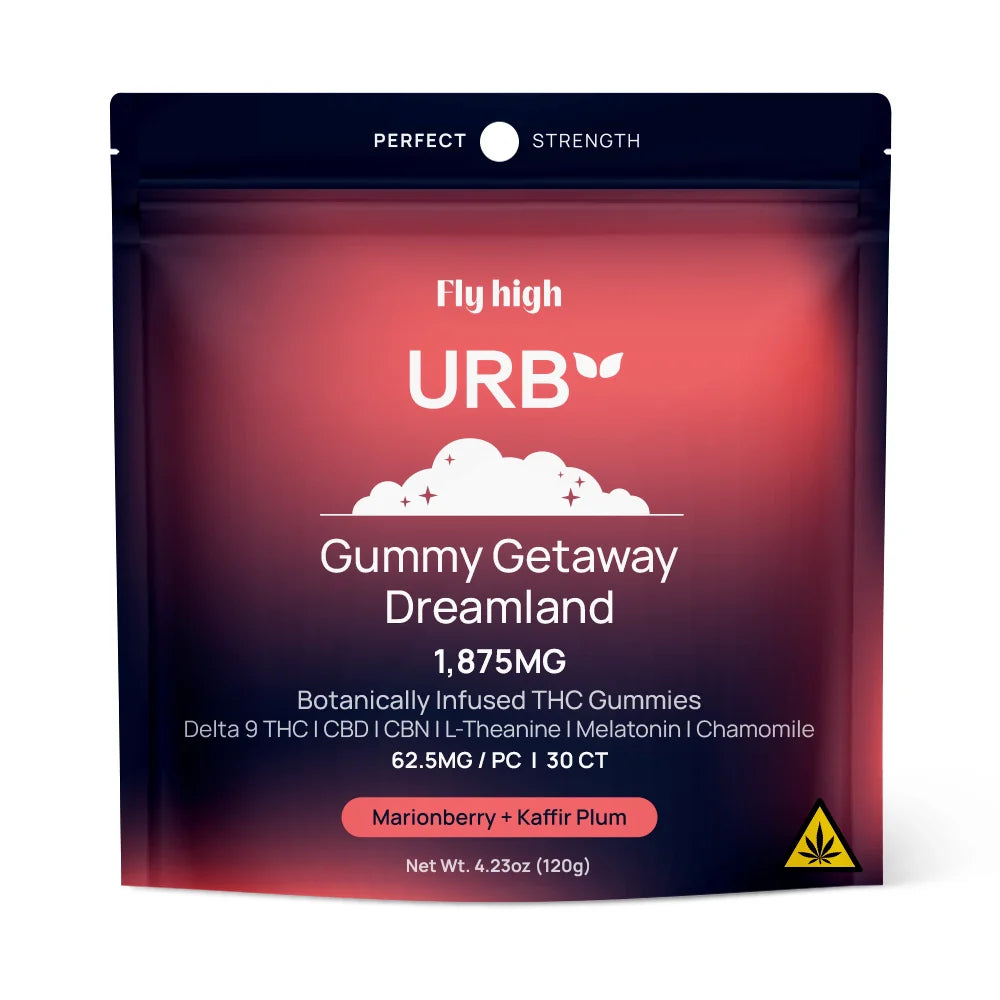 URB - GUMMY GETAWAY RESTFUL |DELTA9THC|CBD|CBN| 1875MG - 6PACK