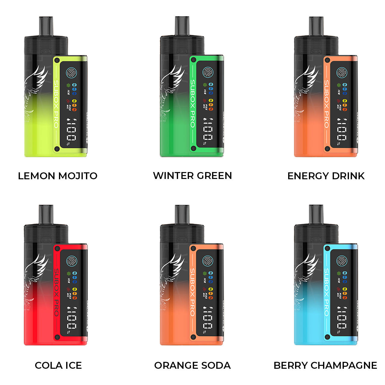 KANGER - SUBOX PRO FI NIC+ICE+FIZZ CONTROL 50K PUFFS DISPOSABLE - 5PACK/BOX