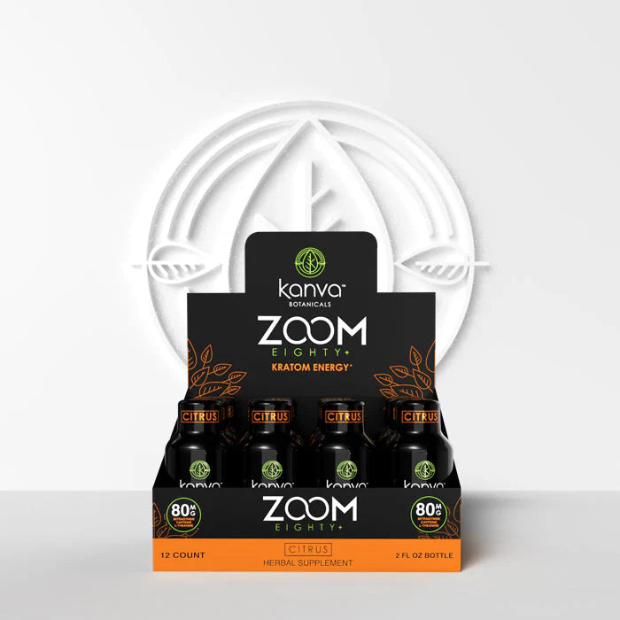 BOTANICALS - KANVA ZOOM EIGHTY + KRATOM ENERGY 12COUNT / BOX