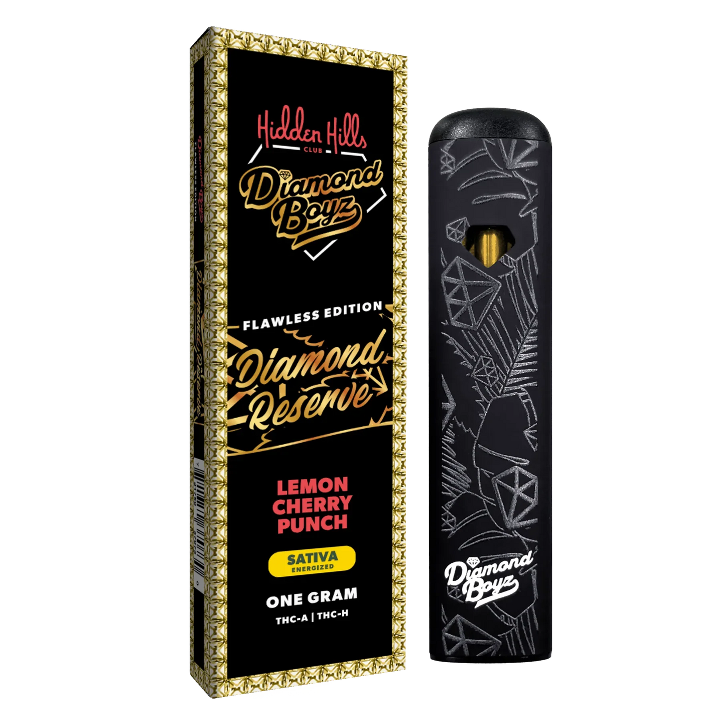 HIDDEN HILLS - 1G THC-A - THC-H DIAMOND RESERVE / DIAMOND BOYZ DISPOSABLE 5PACK / BOX