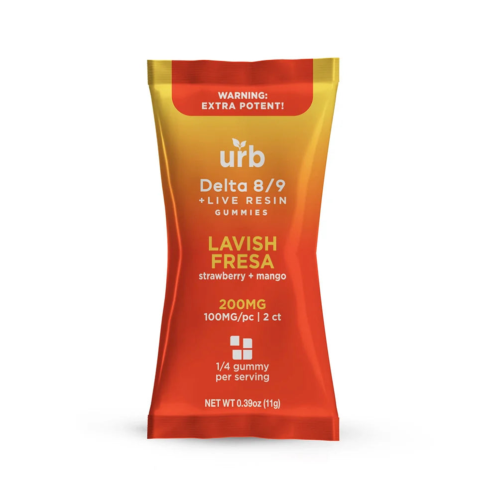 URB - D8/D9 THC GUMMIES 200MG 50OPACK/BOX