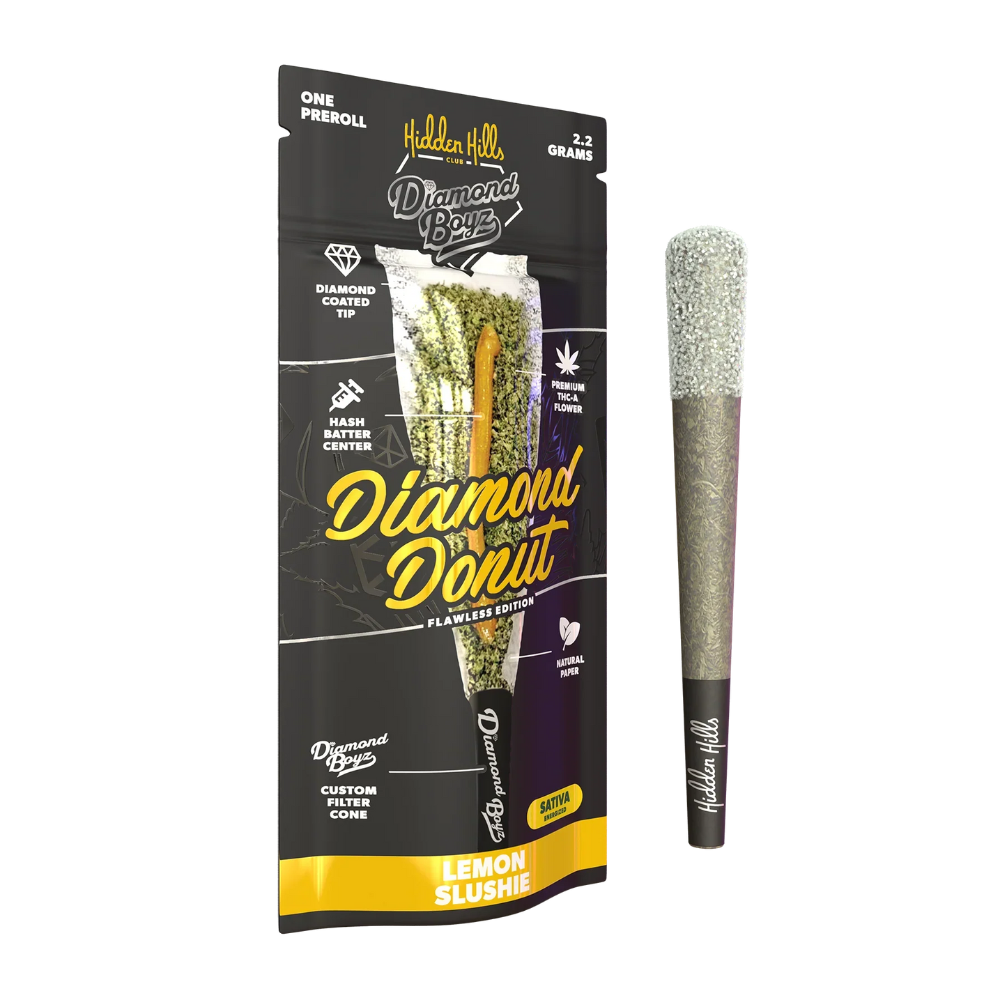 HIDDEN HILLS - 2.2G DIAMOND DONUT PRE-ROLL