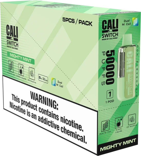 CALI - SWITCH POD 5% 50K PUFFS |5PACK/BOX|