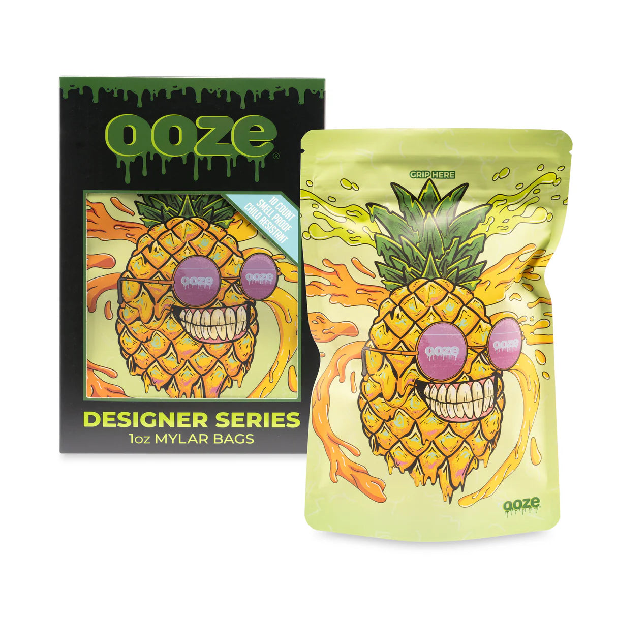 OOZE - DESIGNER SERIES 1oZ MYLAR BAGS 10COUNT / PACK