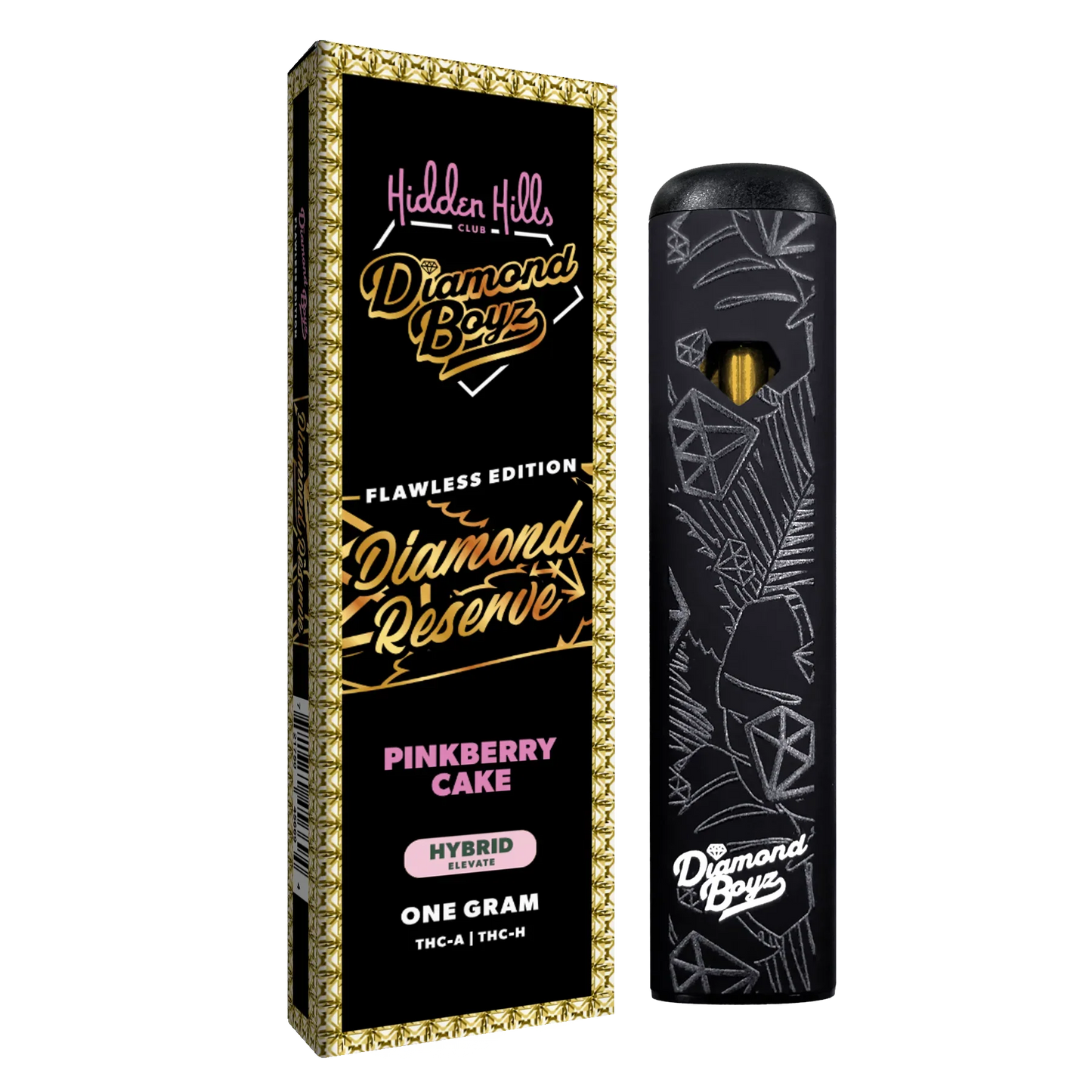 HIDDEN HILLS - 1G THC-A - THC-H DIAMOND RESERVE / DIAMOND BOYZ DISPOSABLE 5PACK / BOX