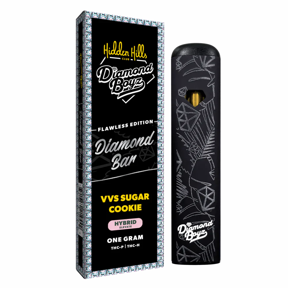 HIDDEN HILLS - 1G THC-A - THC-H DIAMOND RESERVE / DIAMOND BOYZ DISPOSABLE 5PACK / BOX