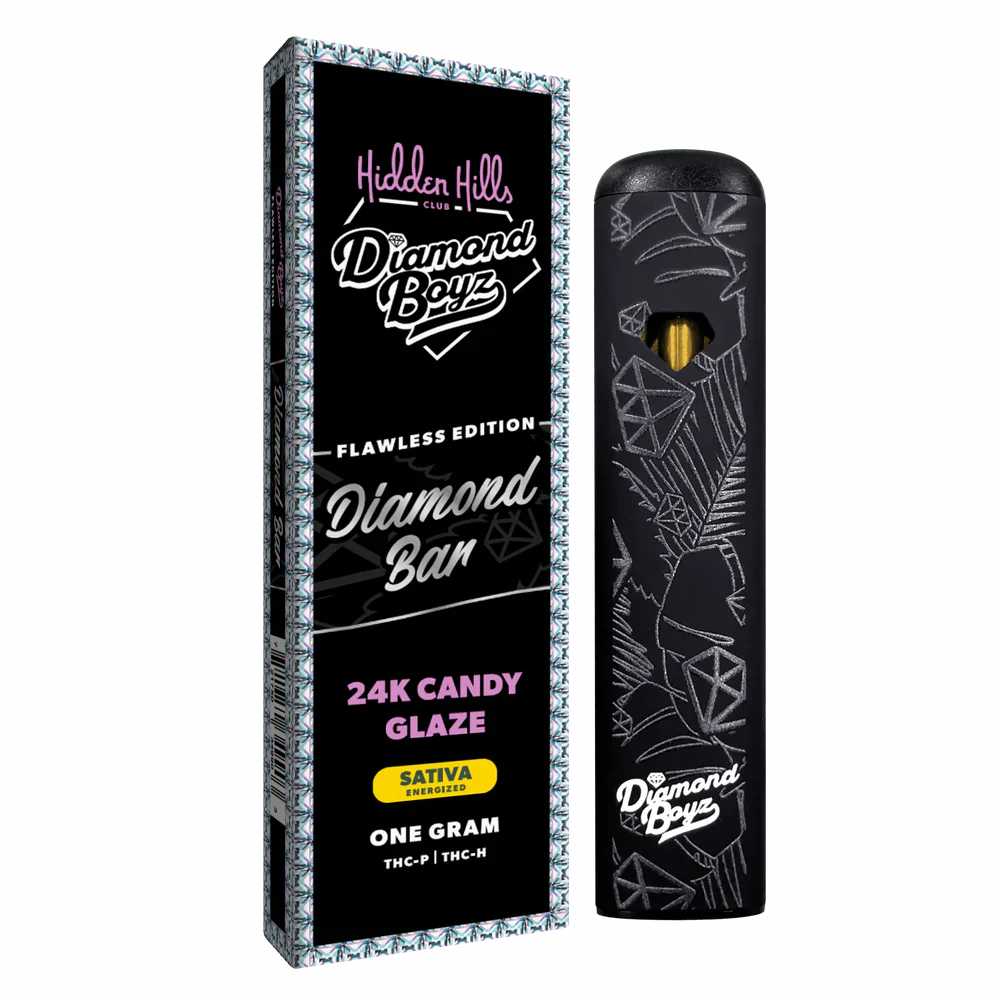 HIDDEN HILLS - 1G THC-A - THC-H DIAMOND RESERVE / DIAMOND BOYZ DISPOSABLE 5PACK / BOX