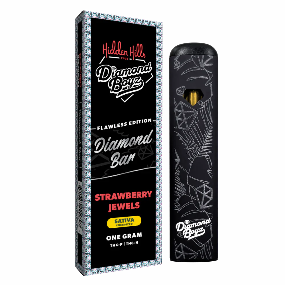 HIDDEN HILLS - 1G THC-A - THC-H DIAMOND RESERVE / DIAMOND BOYZ DISPOSABLE 5PACK / BOX