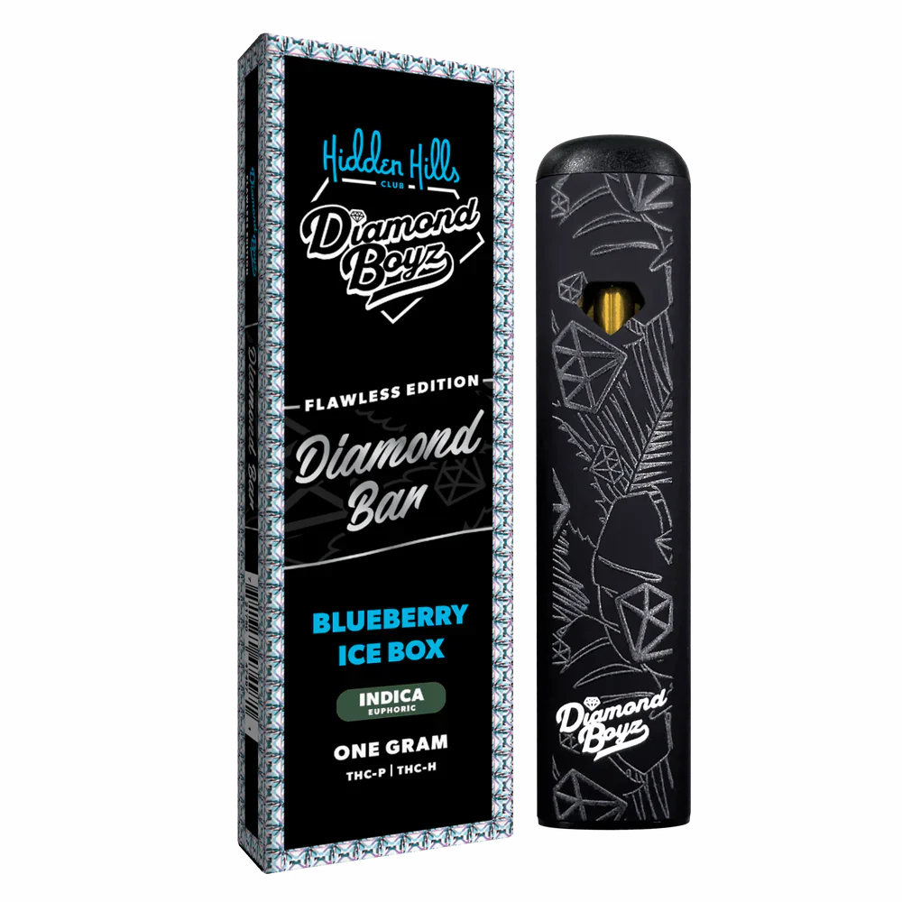 HIDDEN HILLS - 1G THC-A - THC-H DIAMOND RESERVE / DIAMOND BOYZ DISPOSABLE 5PACK / BOX