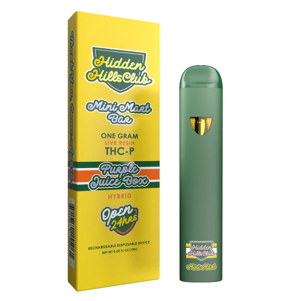 HIDDEN HILLS - 1G THC-P DISPOSABLE 5PACK / BOX