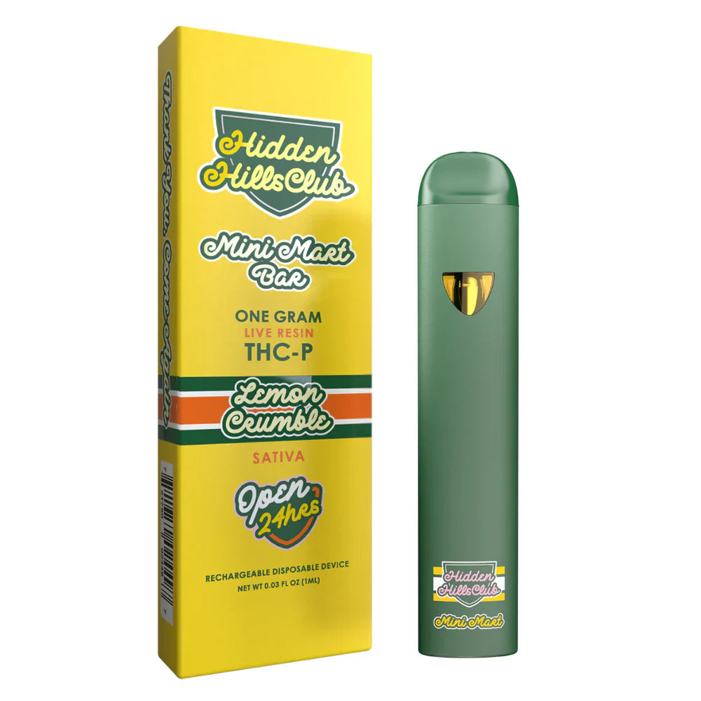 HIDDEN HILLS - 1G THC-P DISPOSABLE 5PACK / BOX