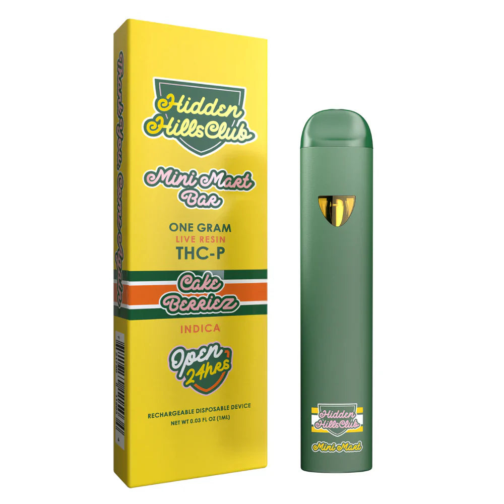 HIDDEN HILLS - 1G THC-P DISPOSABLE 5PACK / BOX