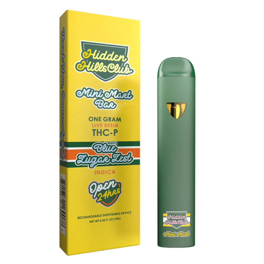 HIDDEN HILLS - 1G THC-P DISPOSABLE 5PACK / BOX