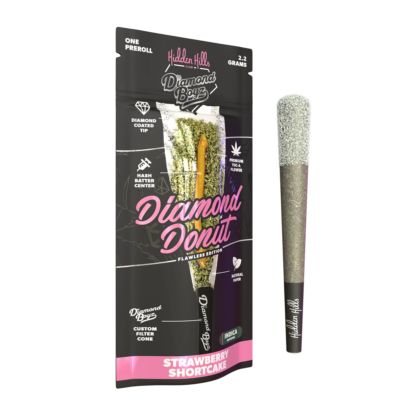 HIDDEN HILLS - 2.2G DIAMOND DONUT PRE-ROLL