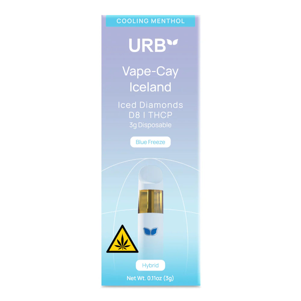 URB - THCA|THCP| VAPE-CAY ICELAND DIAMONDS - 3G DISPOSABLE - 6PACK/BOX