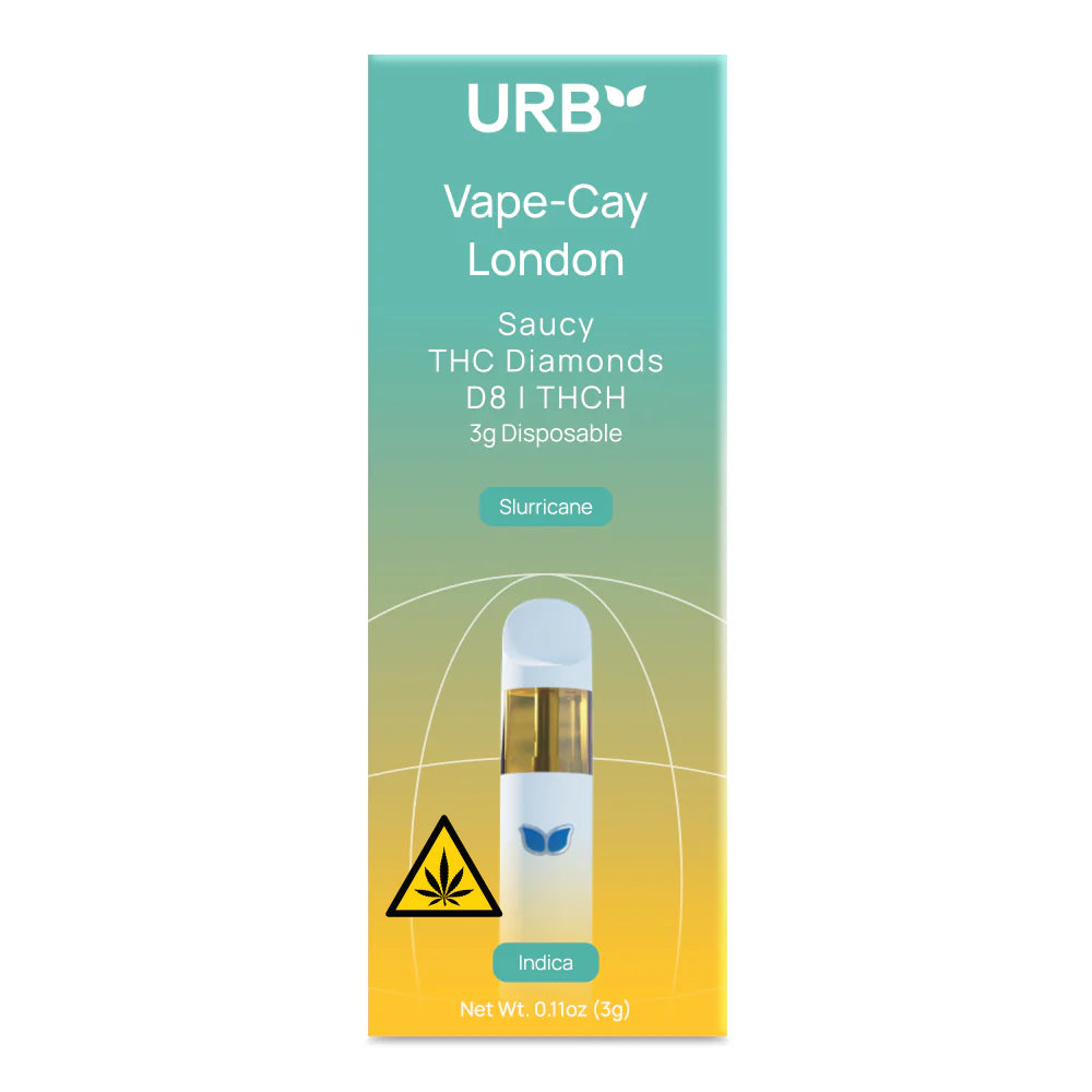 URB - VAPE CAY LONDON THC DIAMOND DISPOSABLE VAPE - 3ML 6PACK