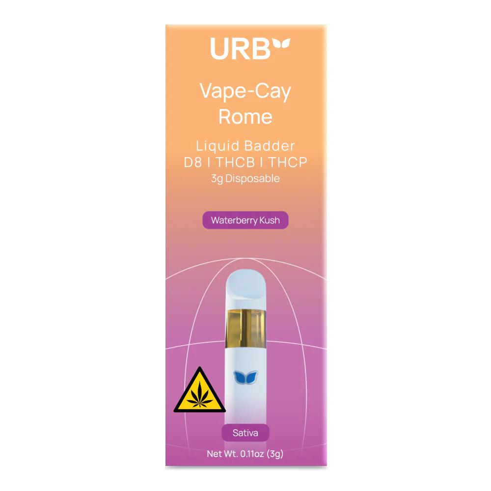 URB - D8|THCA|THCB|THCP| LIQUID BADDER - 3G DISPOSABLE - 6PACK/BOX