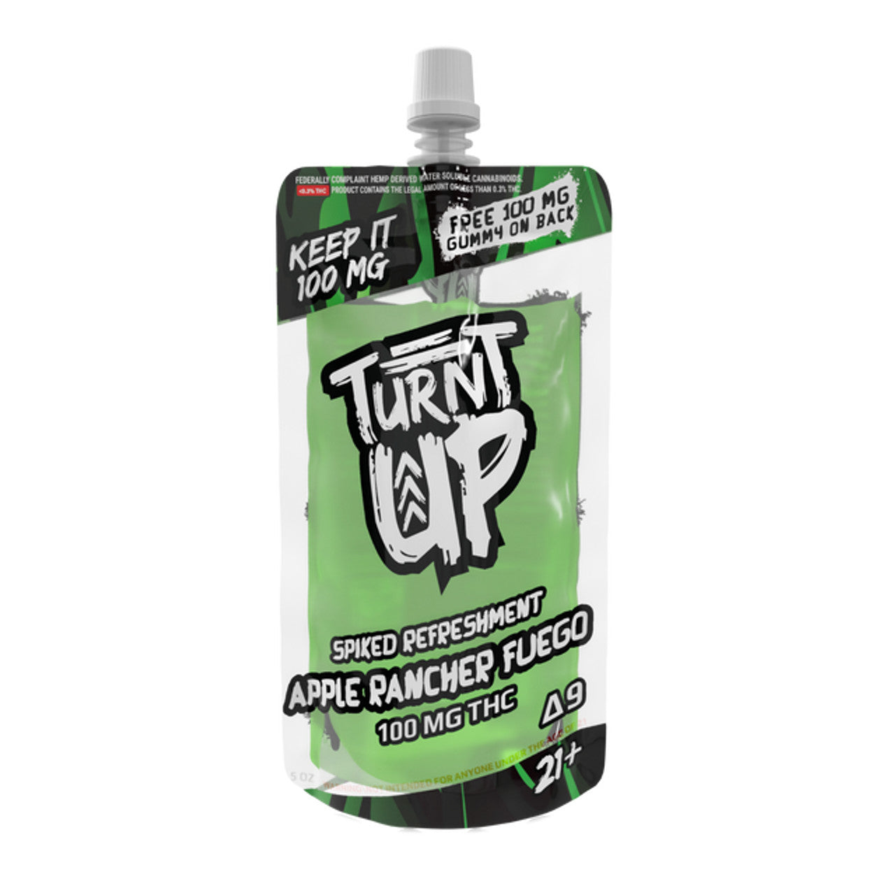 TURNT UP - DELTA 9 - SPIKED REFRESHMENT - 100MG