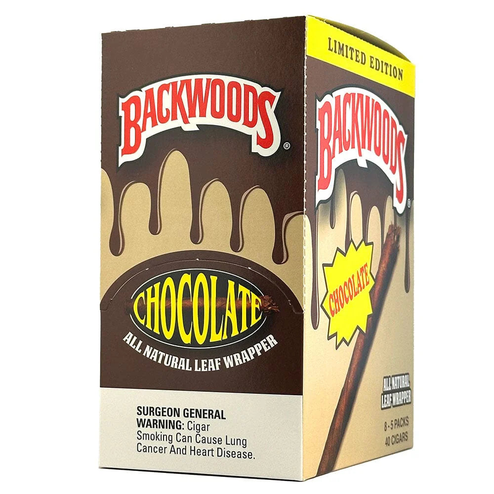 BACKWOOD - CHOCOLATE LIMITED EDITION CIGARS - 8 Packs of 5