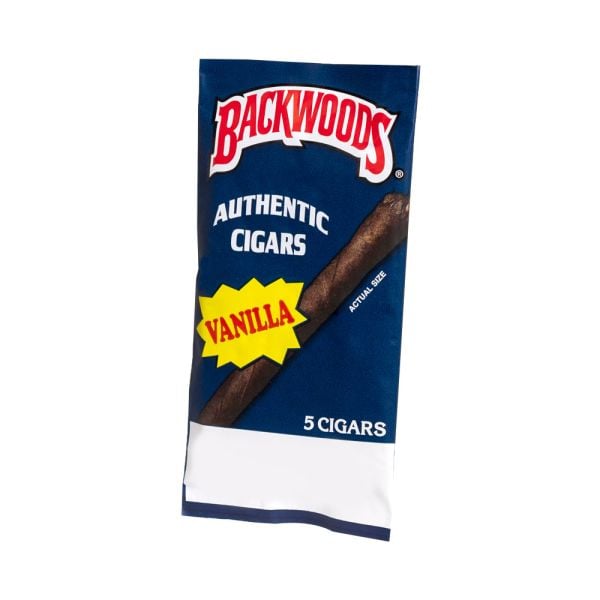 BACKWOOD - VANILLA CIGARS - 8 Packs of 5
