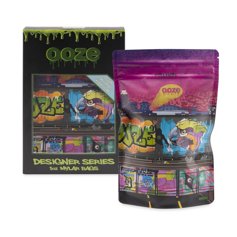 OOZE - DESIGNER SERIES 1oZ MYLAR BAGS 10COUNT / PACK