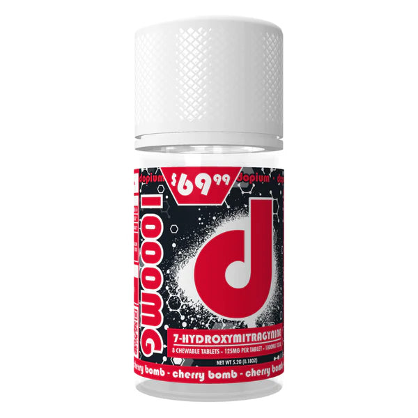 DOPIUM - 7-HYDROXY 1000MG PER TABLET 8CT/JAR |9CT/BOX|