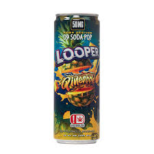 LOOPER 50MG HEMP D9 SODA (12OZ 355ML/ CAN) 4CT/ BOX