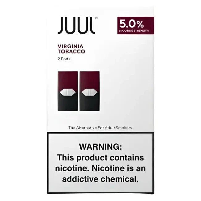 JUUL - 5% NICOTINE (22.40ML) PODS DISPLAY 2PK OF 8PKS IN A BOX