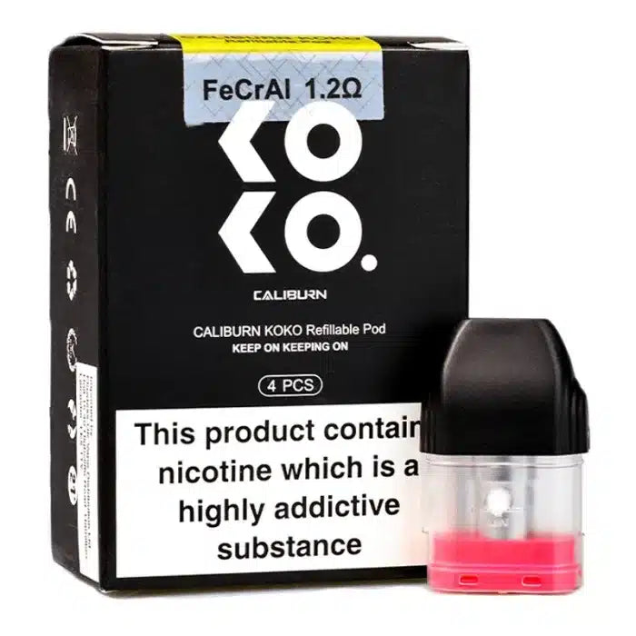 UWELL CALIBURN - KOKO REPLCEMENT POD CARTRIGES - 4PACK