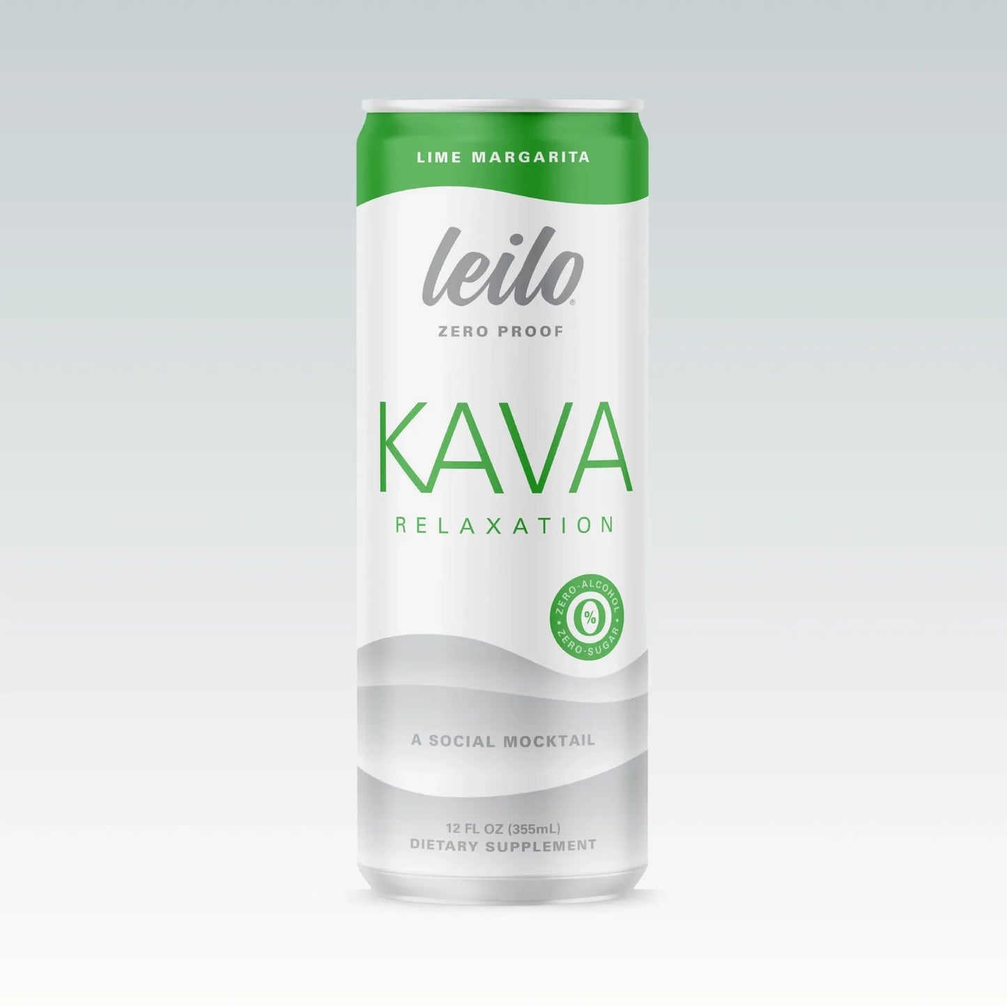 LEILO SOCIAL MOCKTAIL KAVA RELAXATION DRINK 12OZ - 12 PACK