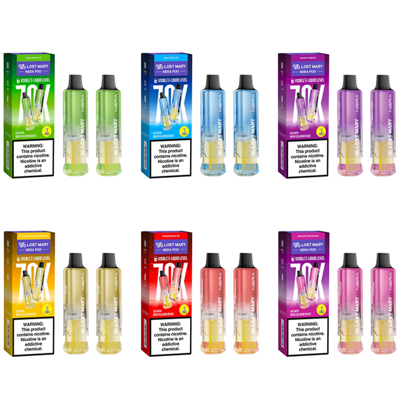 LOST MARY NERA 5% DISPOSABLE POD (120ML) 70K PUFFS 2CT 5PK/ BOX