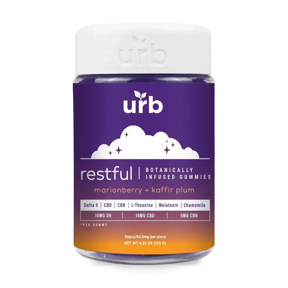 URB - RESTFUL BOTANICALLY INFUSED GUMMIESE 1875MG